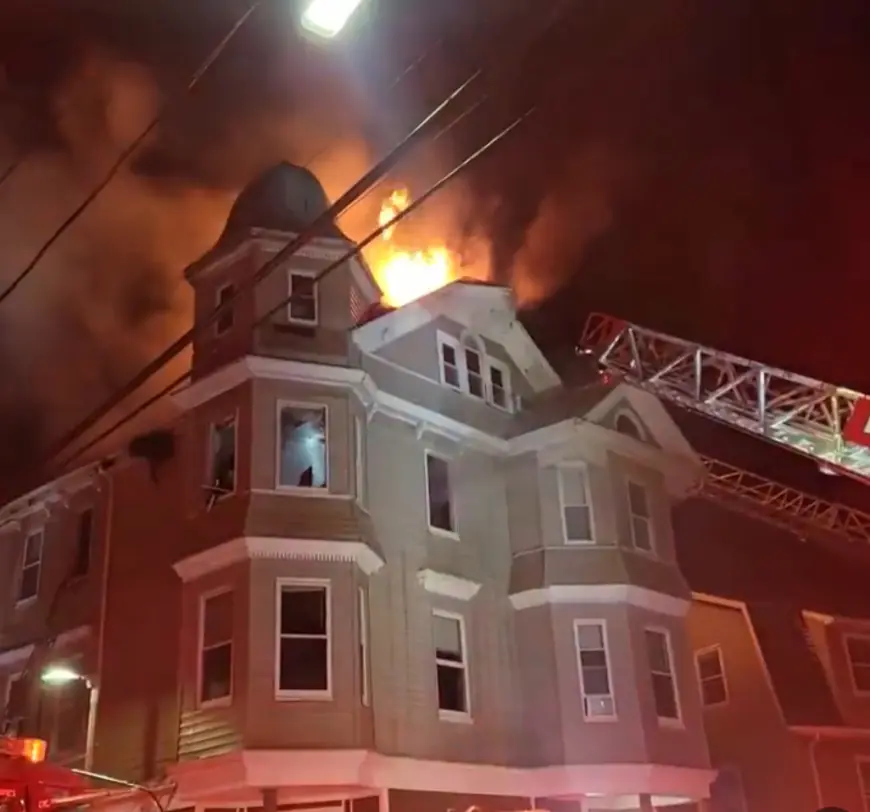 16 displaced after late-night three-alarm fire in Jamaica Plain