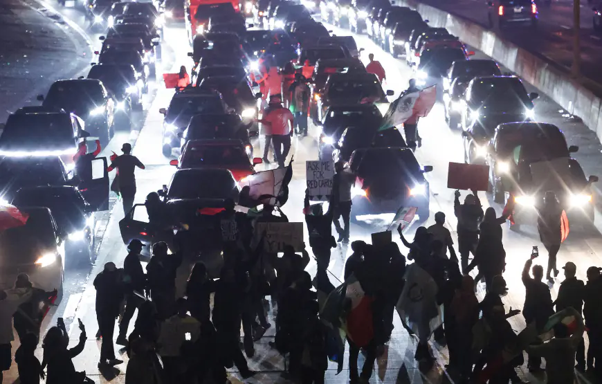 Migrant Anti-Deportation Protests at Los Angeles Spark GOP Push To Criminalize Highway Blockades