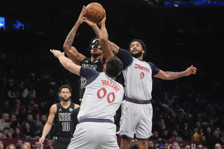 Nets’ 3-game winning streak snapped in blowout loss to ailing Wizards