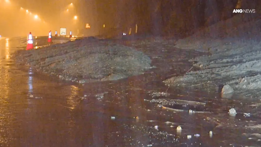 Heavy rain triggers debris flows in Pacific Palisades, Malibu