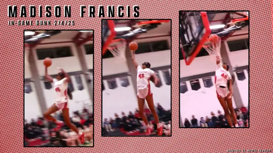 Legendary leap: Lancaster's Madison Francis, Mississippi State recruit, gets national attention for rare slam dunk in game