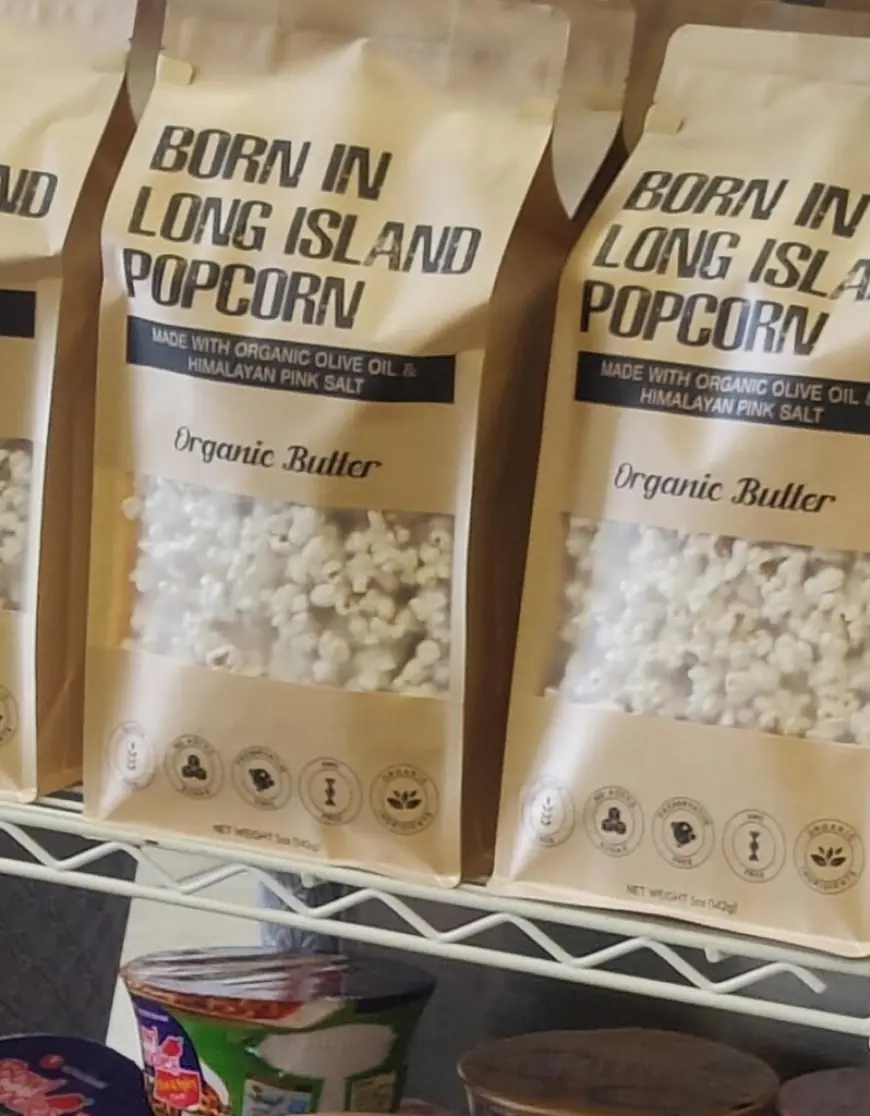 Popcorn brand ‘Born In Long Island’ slammed for prepositional sin: ‘Bond villains live IN islands’