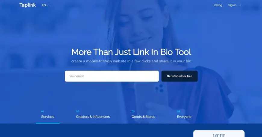 TapLink: Bio-link tool for growth