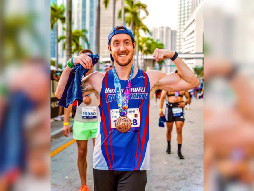 How losing his grandparents to cancer led him to the Boston Marathon