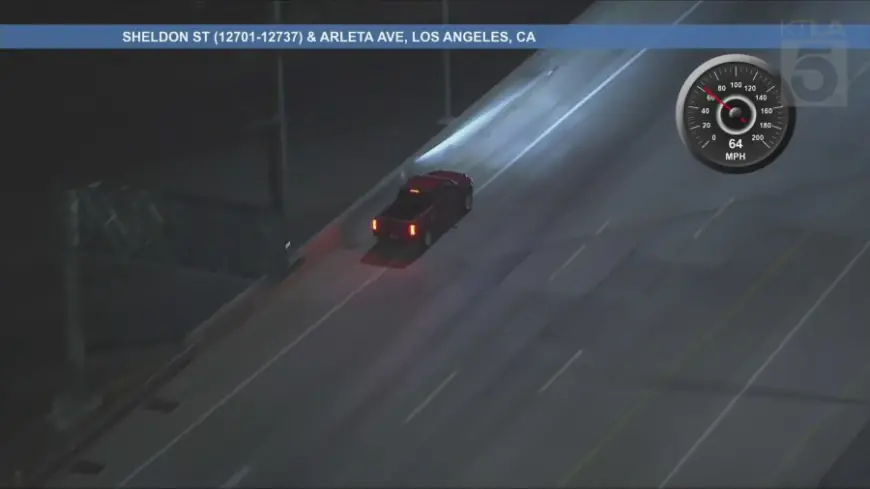 Wrong-way freeway pursuit suspect in custody