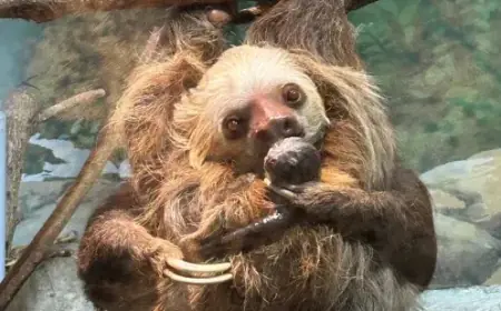 Como Zoo says its newborn sloth has died unexpectedly