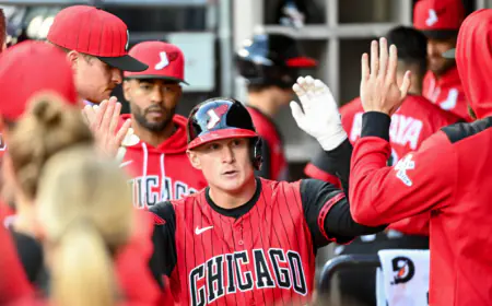 Amid questions about future, Andrew Vaughn homers in White Sox’ win over Marlins