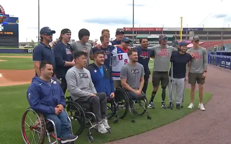 USA Sled Hockey Team honored at Bisons game