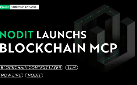 Nodit Launches Blockchain MCP to Bring Blockchain Context to GPTs and AI Tools