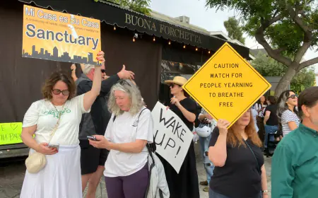 Protesters rally after aggressive ICE raid at South Park’s Buona Forchetta sparks outrage