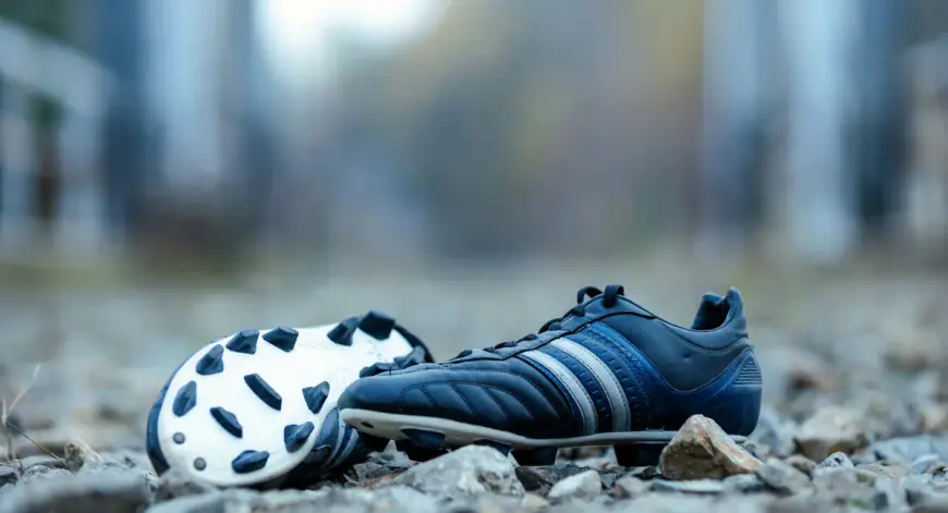 Extra Extra: Here come the fellas, marching down the sidewalk in their cleats
