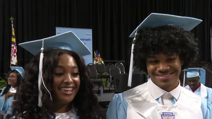 10 sets of twins graduate from Eleanor Roosevelt High School in Greenbelt