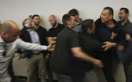 Padilla forcibly removed from Noem press conference, handcuffed