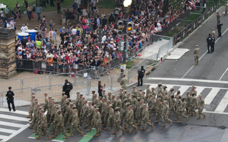 Trump’s team claims 250,000 supporters watched his military parade. ‘No Kings’ protests drew at least 4 million, experts say