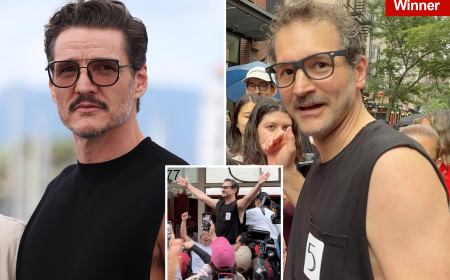 NYC dad dragged to Pedro Pascal lookalike contest — and wins it