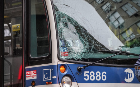 Man crossing Manhattan streety fatally struck by MTA bus