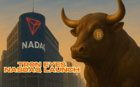 Tron to Launch on Nasdaq via Reverse Merger – New Crypto Like BTC Bull Token to Soar 100x?