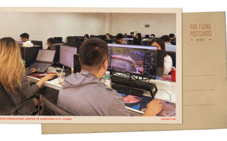Greetings from Shenyang, China, where workers sort AI data in 'Severance'-like ways