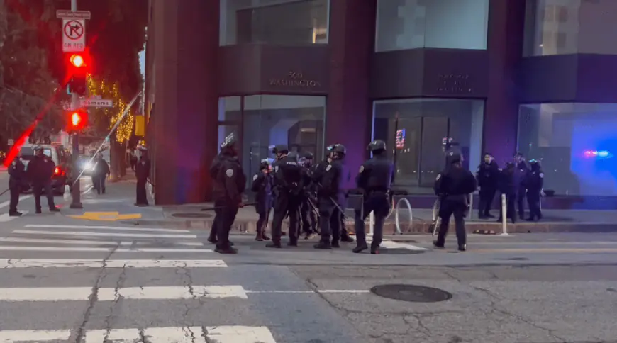BART station shuts down, Muni diverted due to SF ICE rally