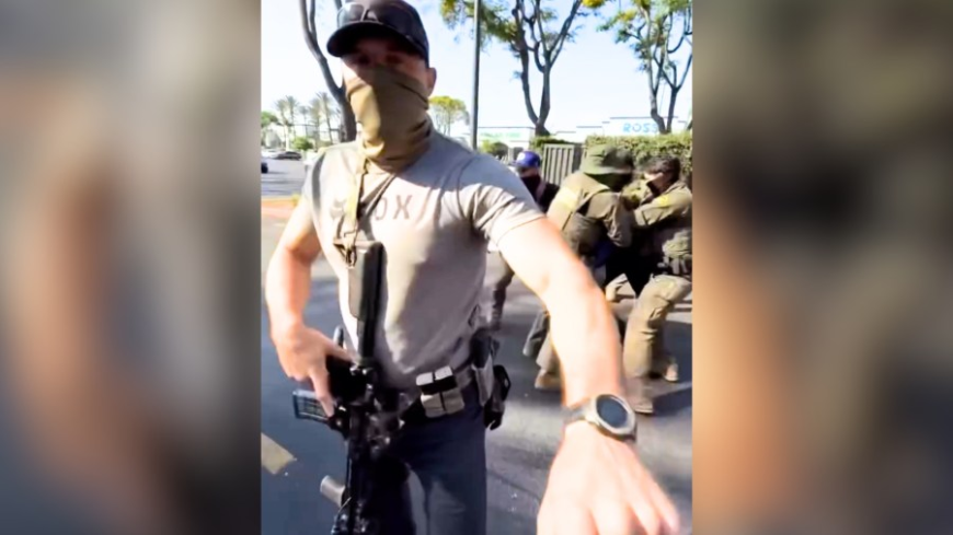 'He's a U.S. citizen!' Feds seen in violent arrest of L.A. County man