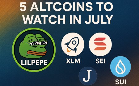 5 Altcoins to Watch in July: LILPEPE, XLM, SEI, JUP & SUI