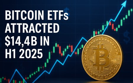 Bitcoin ETFs Attracted $14.4B in H1 2025—Tracking the Flow