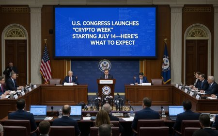 U.S. Congress Launches “Crypto Week” Starting July 14—Here’s What to