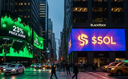 BlackRock Adds Solana to Its Tokenized Asset Fund—$SOL Surges 23%