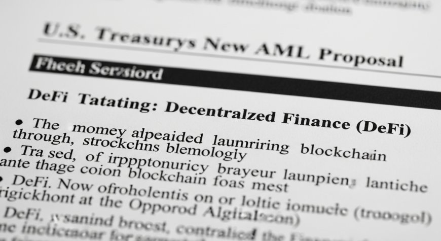 U.S. Treasury Targets DeFi in New AML Proposal